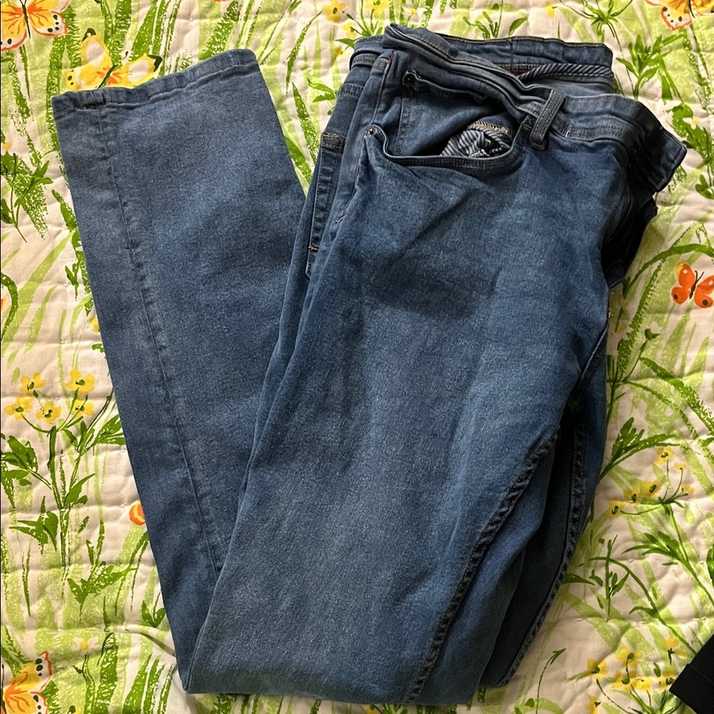 Izod Men's Straight Jeans - Blue